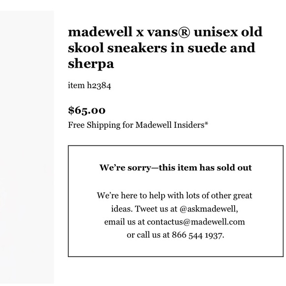 madewell x vans suede sherpa
